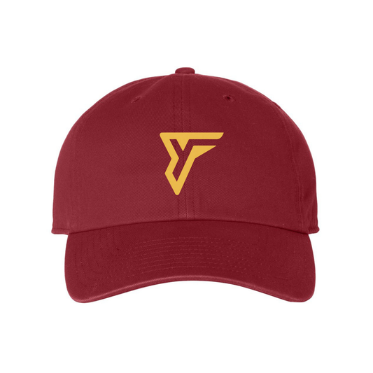 YearnFit YF Unstructured Hat Cardinal