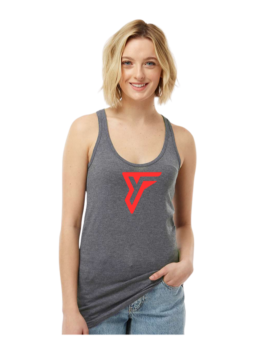 YearnFit YF Logo Women's Tank Top Grey