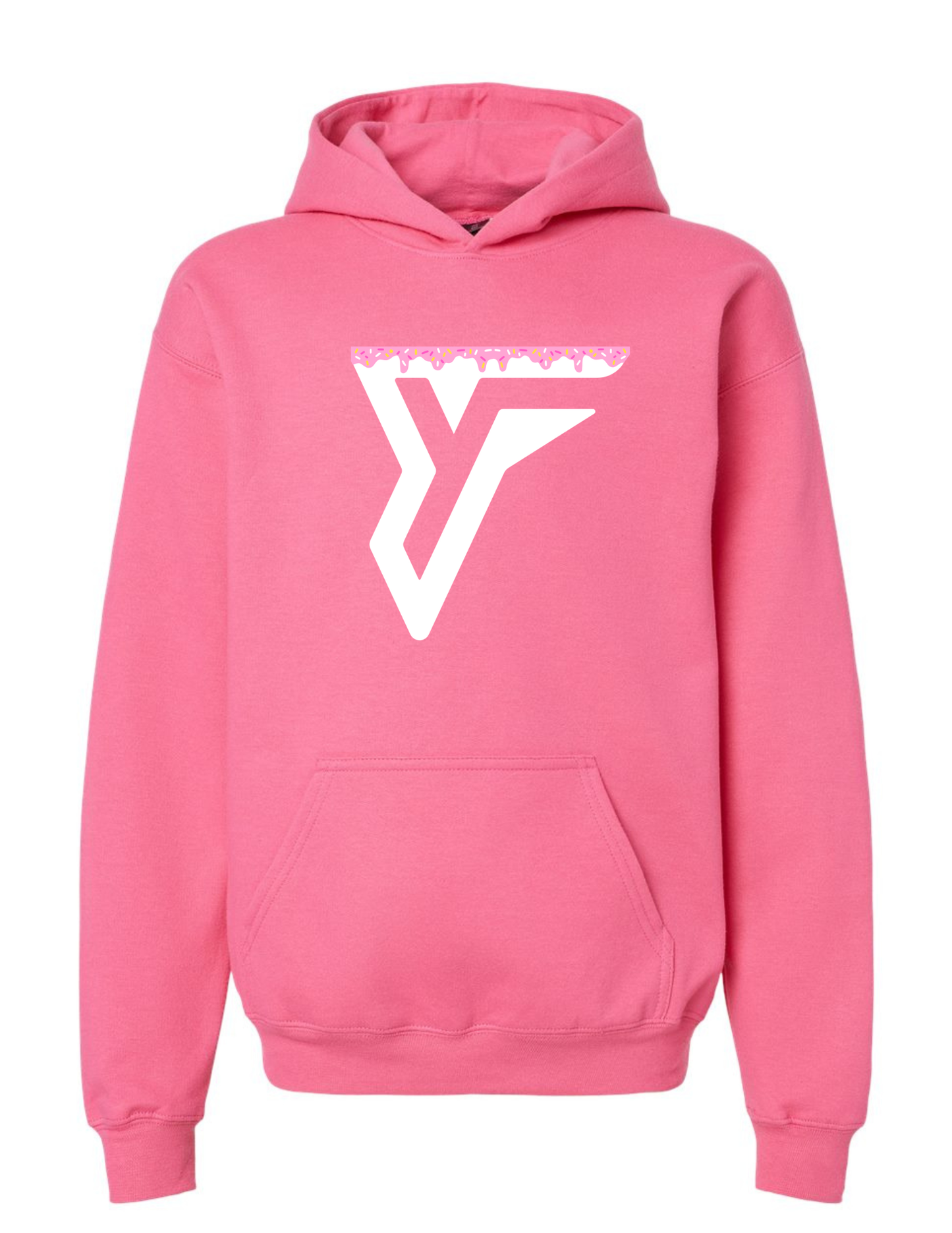 YearnFit Pink Drip YF Hoodie
