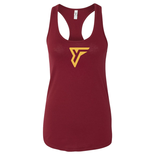 YearnFit YF Logo Women's Tank Top Cardinal